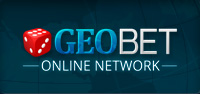 GEObet Online Network logo with red dice